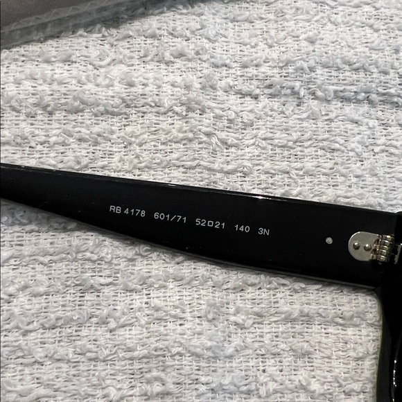 Black retro cat eye Ray Bans